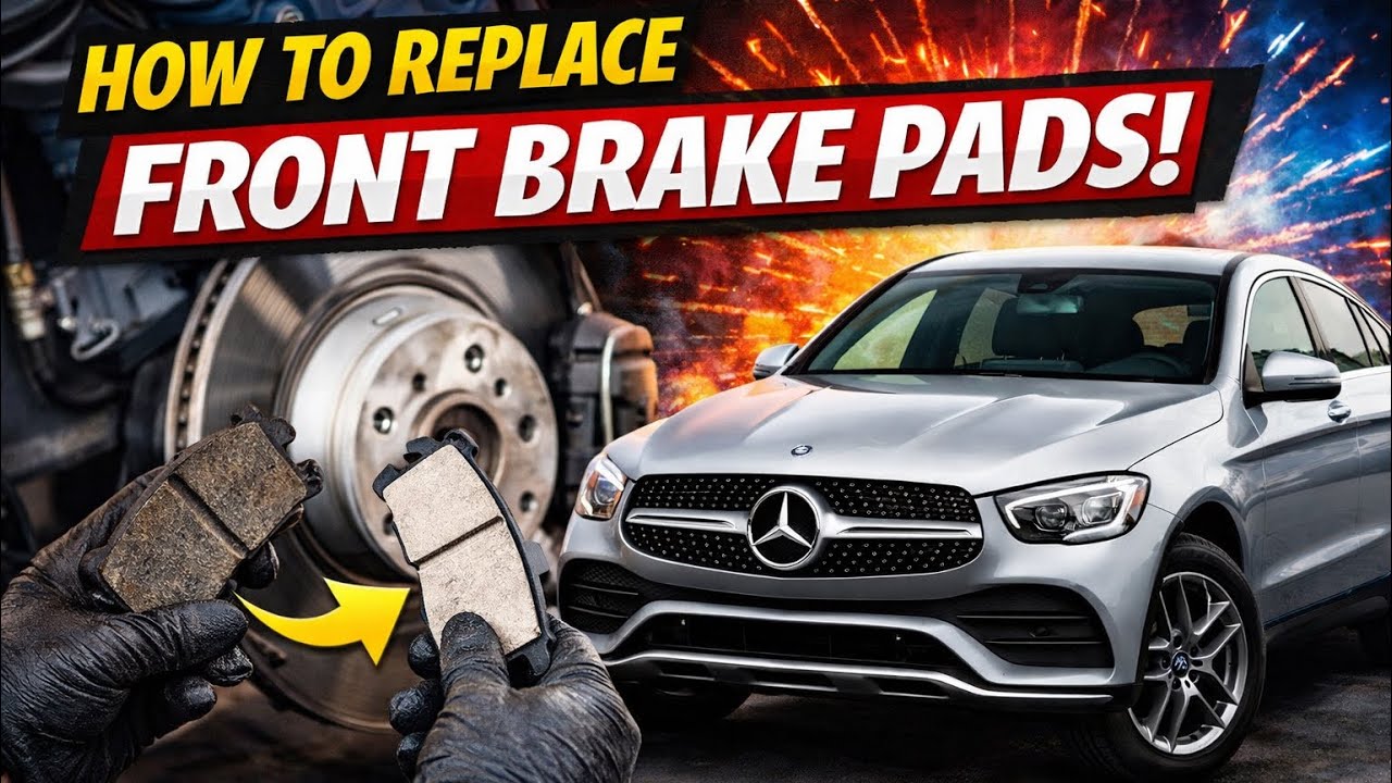 2020 Mercedes Benz GLC 300 Front Brake Pads Replacement