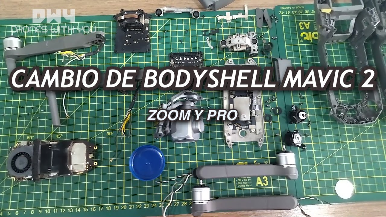CAMBIO DE BODY SHELL MAVIC 2 PRO MAVIC 2 ZOOM