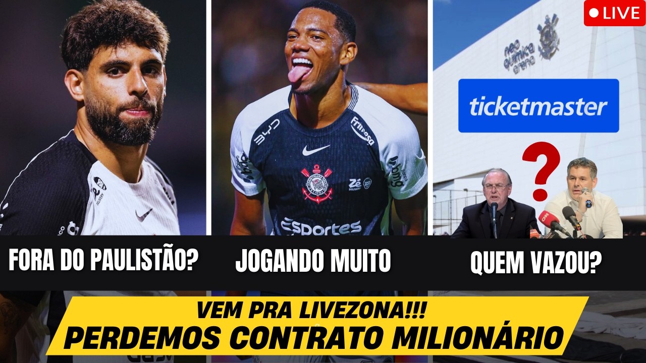 PREJUÍZO MILIONÁRIO! QUEM VAZOU O CONTRATO COM A TICKMASTER | YURI ALBERTO FORA DO PAULISTÃO?