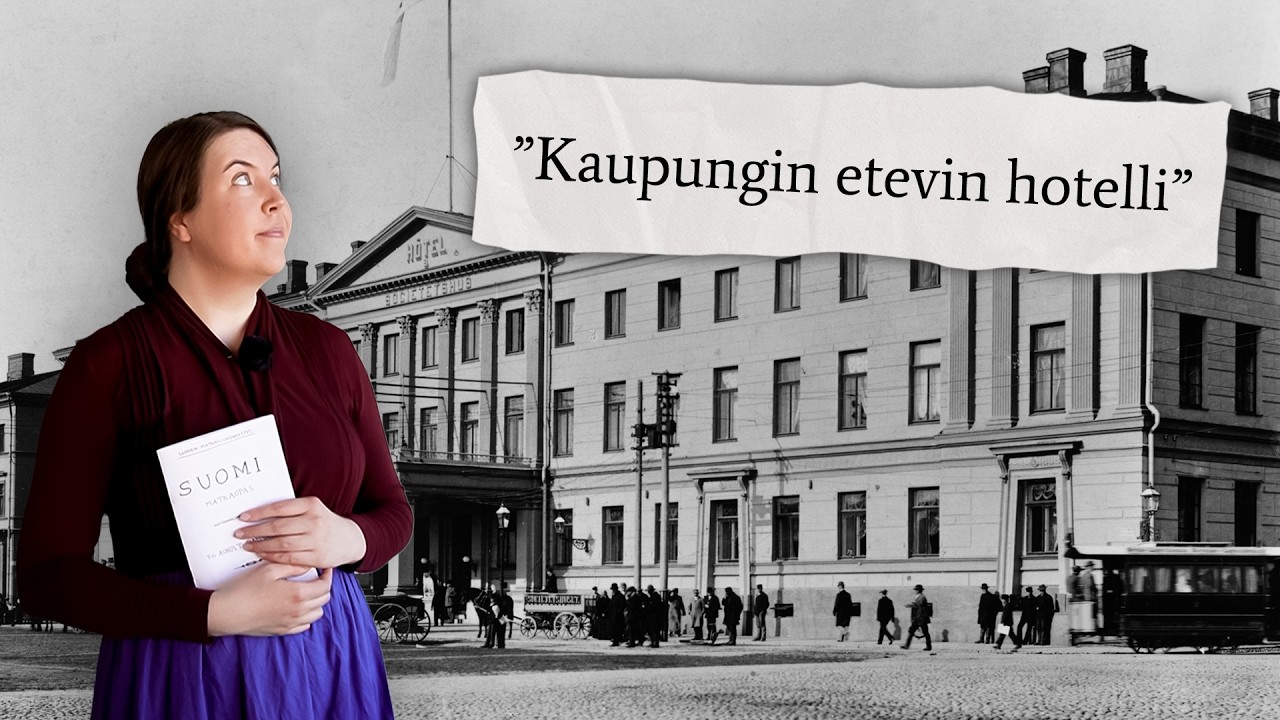 Helsingin nähtävyydet mutta matkaopas on vuodelta 1895