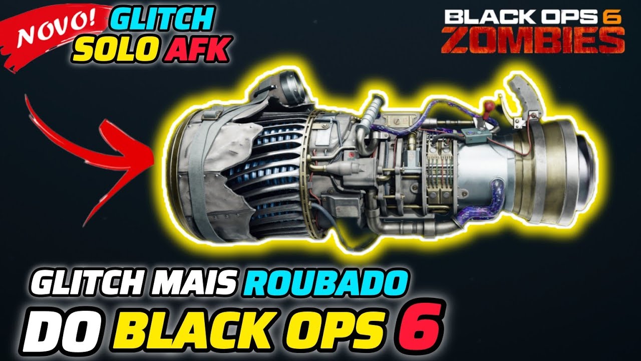 Glitch Zombies BO6 JET GUN INFINITA O Glitch AFK Mais APELÃO do BO6 #bo6 #solo #glitch #bo6zombies