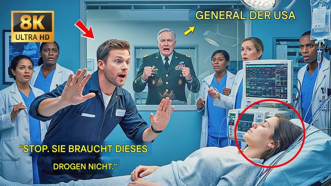 „22 Ärzte scheitern an der Tochter des Vier-Sterne-Generals – bis ein Hausmeister flüstert: ‚Stopp…‘