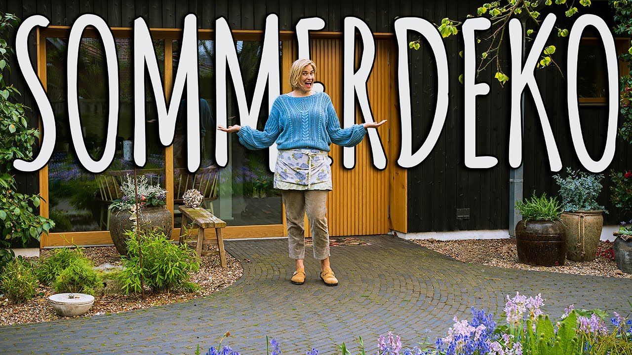 EINGANG DEKORIEREN - MODERNE  BEPFLANZUNG FÜR DEN SOMMER - DIY