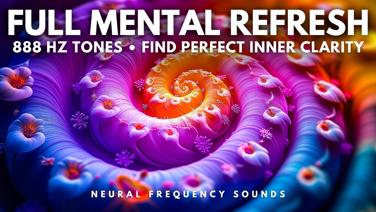 888 Hz • Recalibrate Emotional Balance & Mental Focus | 8 Hour Healing Meditation Music