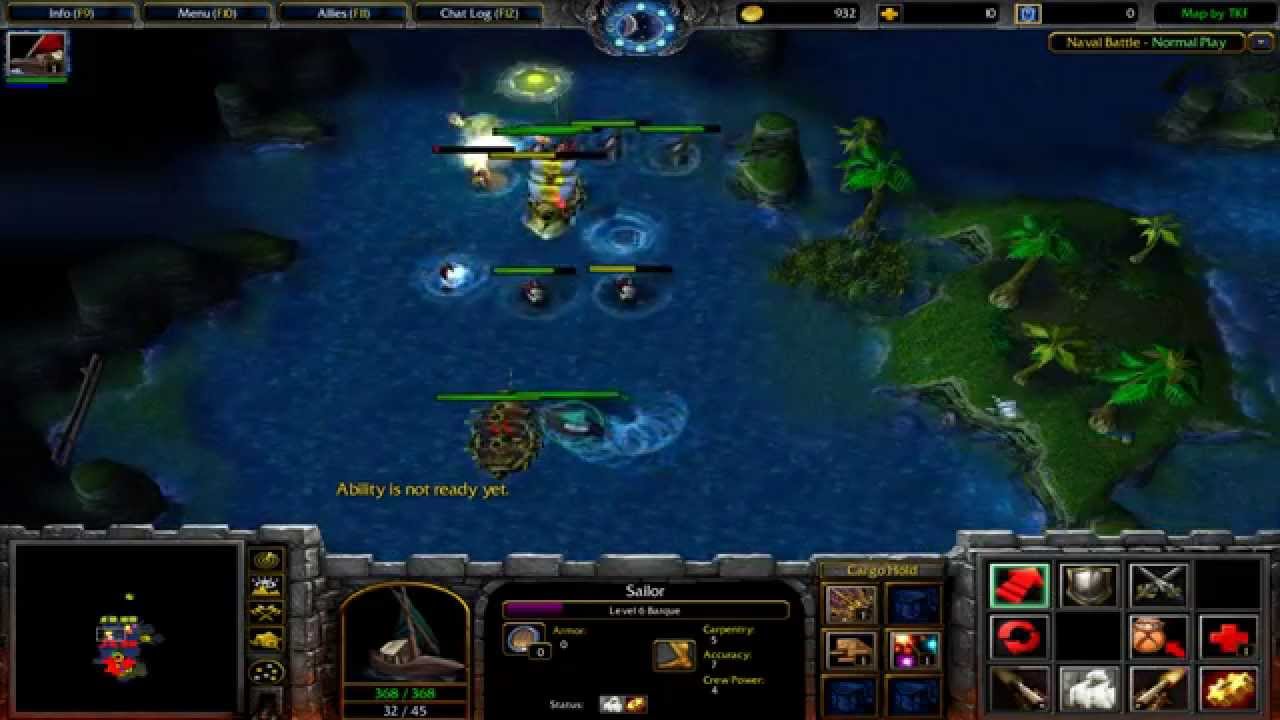 Warcraft 3 TFT - Naval Battle #1
