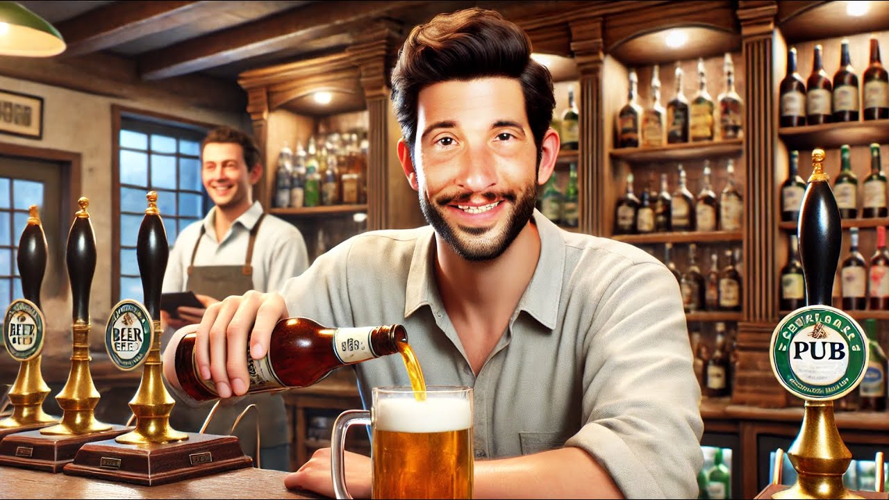 BEZCZELNY BARMAN PODAJE CIEPŁE PIWO! | PUB SIM #1