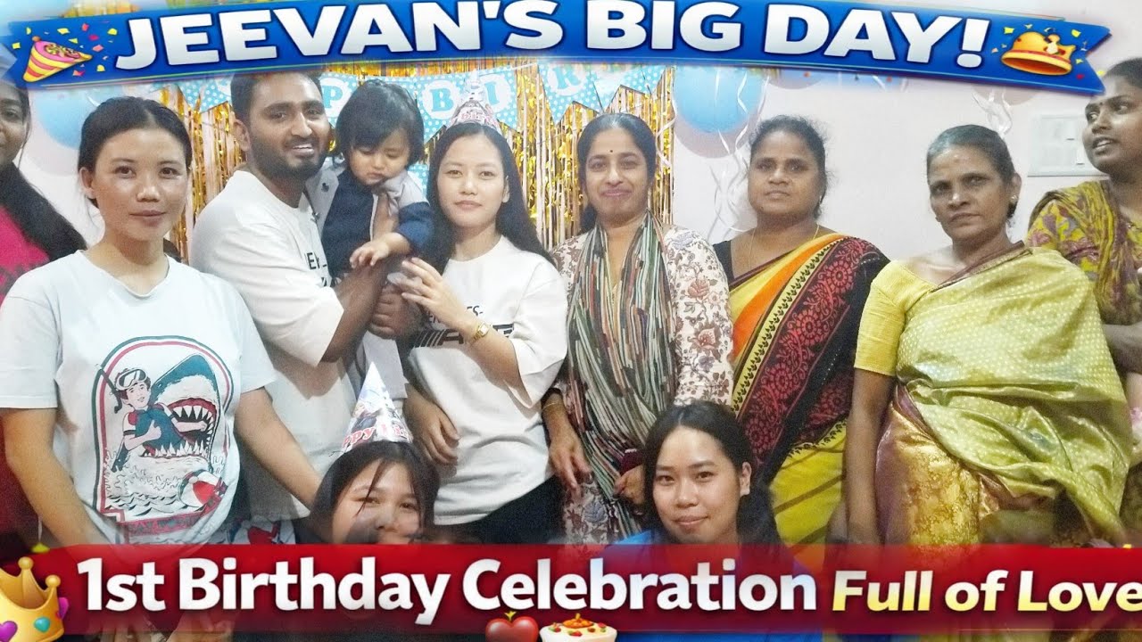 🎉 JEEVAN’S BIG DAY! 🥳 1st Birthday Celebration Full of Love ❤️🎂