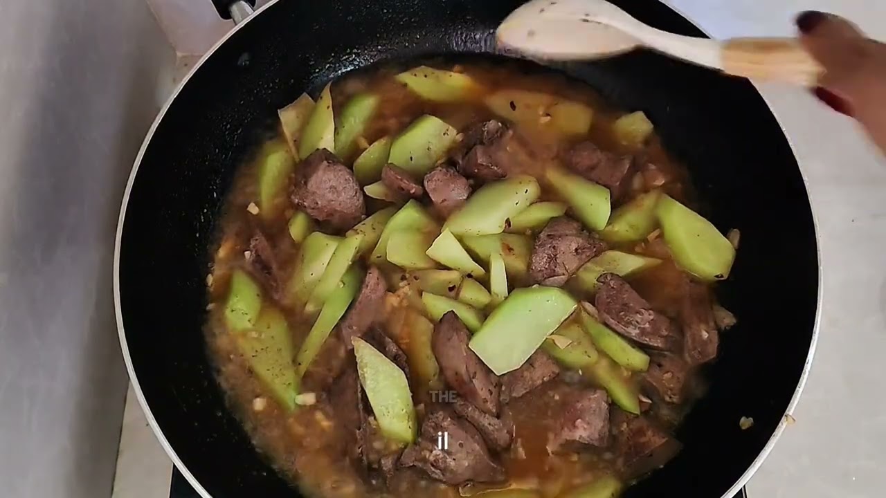PORK LIVER WITH CABBAGE|CHINESE CABBAGE 'WOMBOK