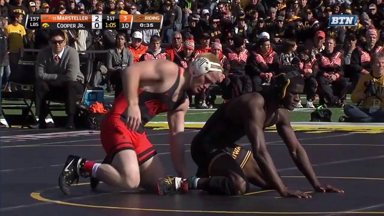 157 Chance Marsteller (Oklahoma State) vs Edwin Cooper (Iowa)