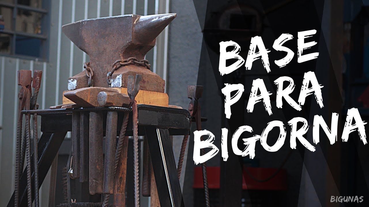 COMO FAZER BASE PARA BIGORNA - Anvil Base