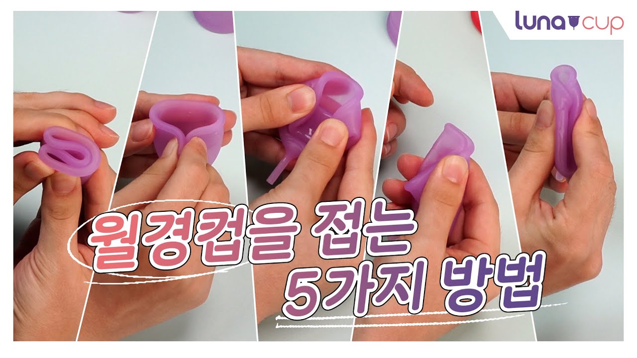 당신의 월경컵 접는 방법은? | How to fold a menstrual cup