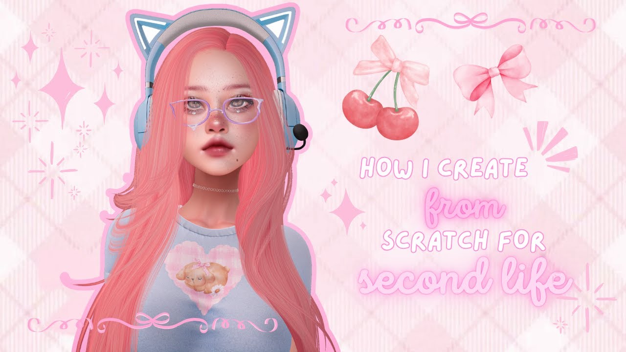How I create my own items from scratch for ~ Second Life ~