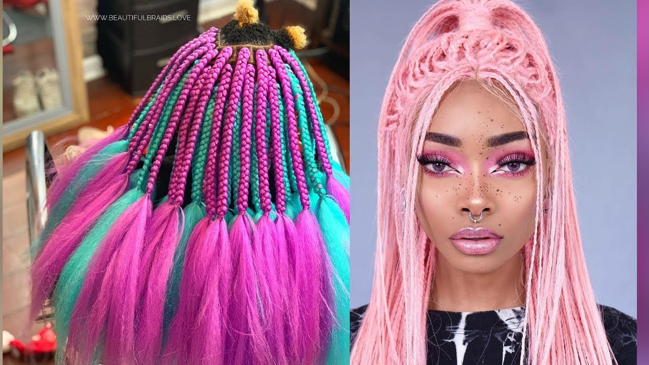 60 Most Colorful Braids Hairstyle Everyone Will Love
