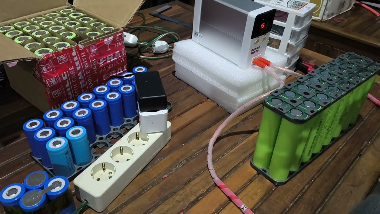 Buat kalian yang mau rakit baterai sepeda/motor listrik sendiri, pentingnya proses balancing baterai