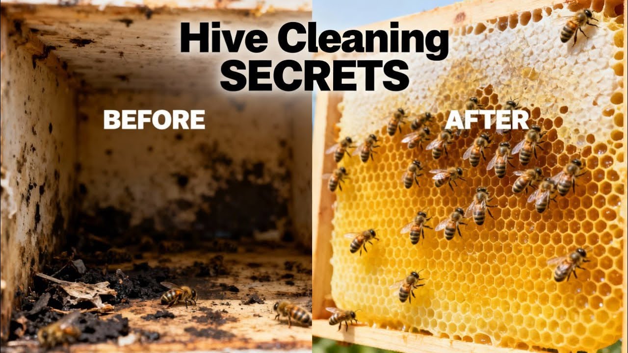 “Professional Hive Cleaning | What Every Beekeeper Should Know 🧽🐝”
