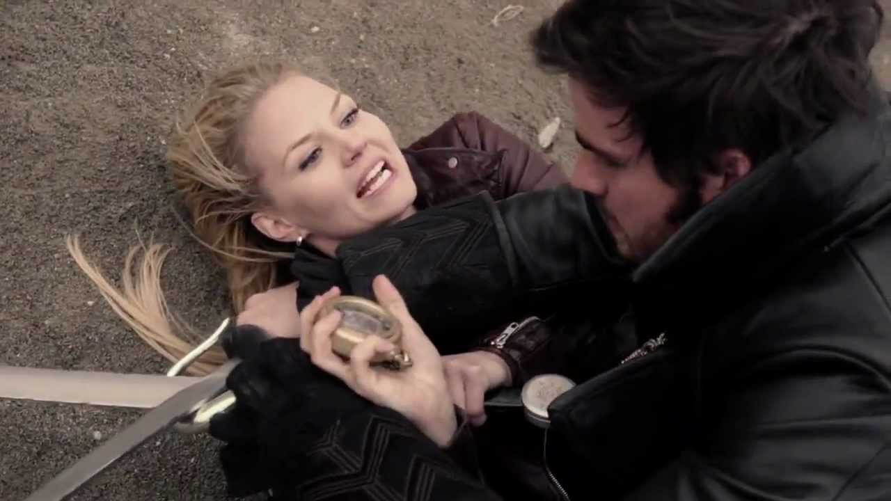 Emma & Hook's Showdown at Lake Nostos (Once Upon A Time - S2E9)