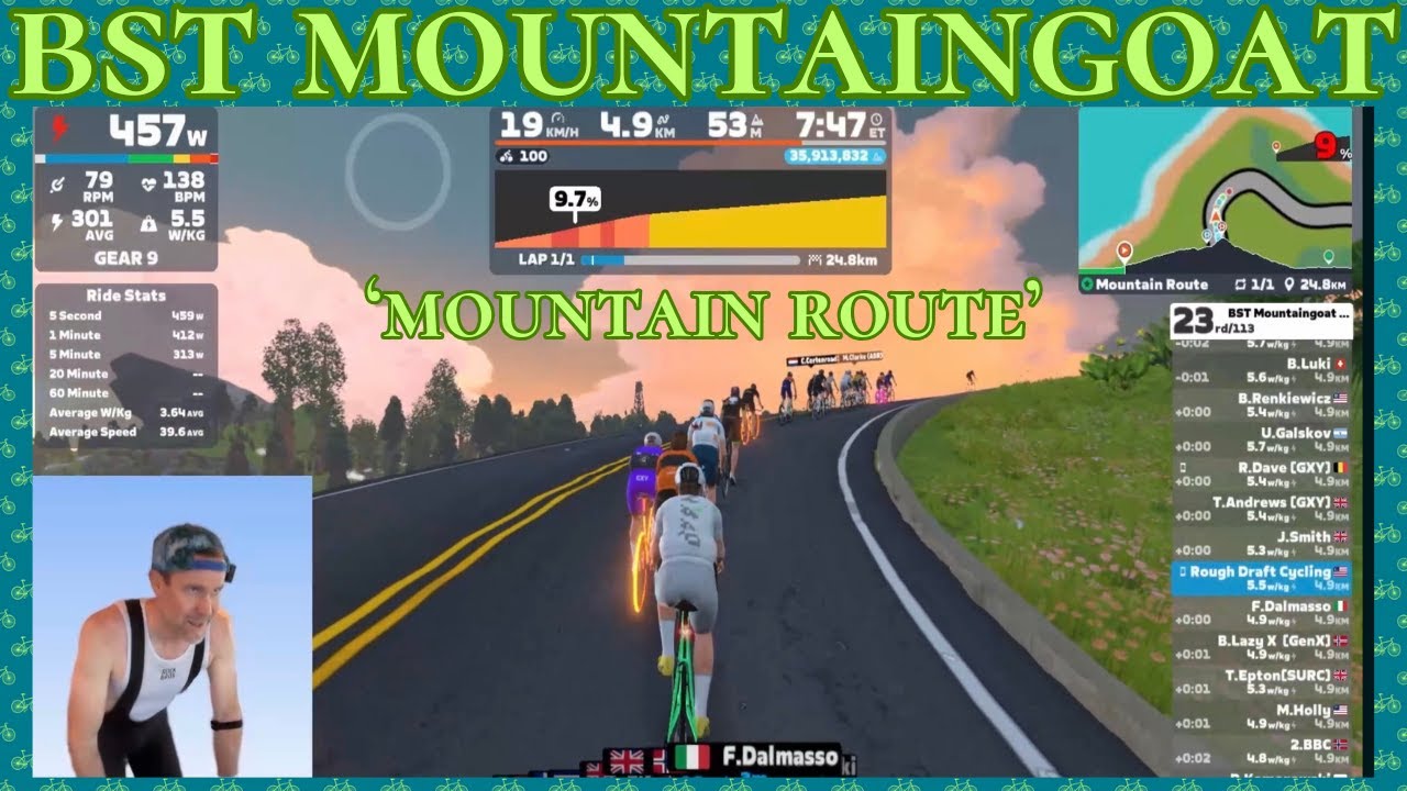 My Best Zwift Climbing Race Yet: Start to Finish (Racing But Not Racing)