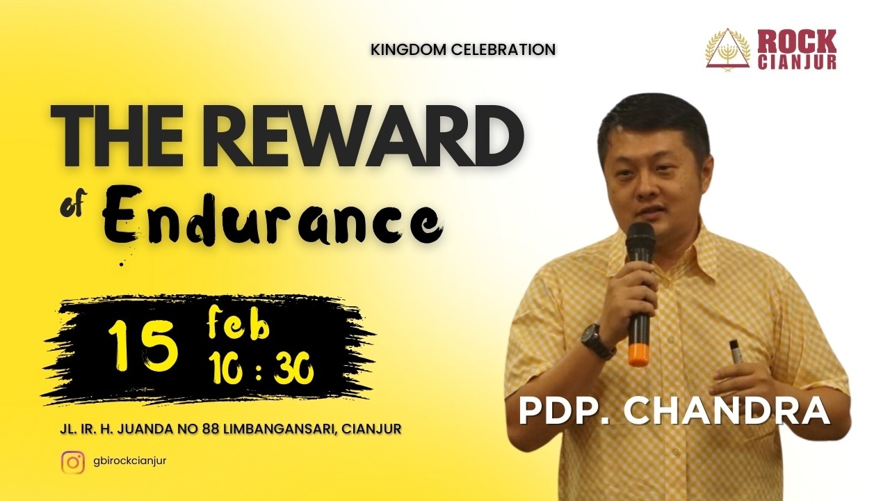 THE REWARDS OF ENDURANCE |  PDP. CHANDRA | IBADAH RAYA CIANJUR | 15 FEBUARI 2026