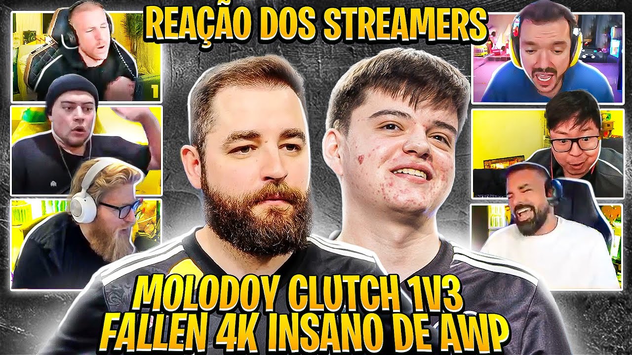 REAÇÃO do MUNDO ao 1v3 INSANO do MOLODOY e 4K do FALLEN HUMILHANDO a MOUZ na BLAST!