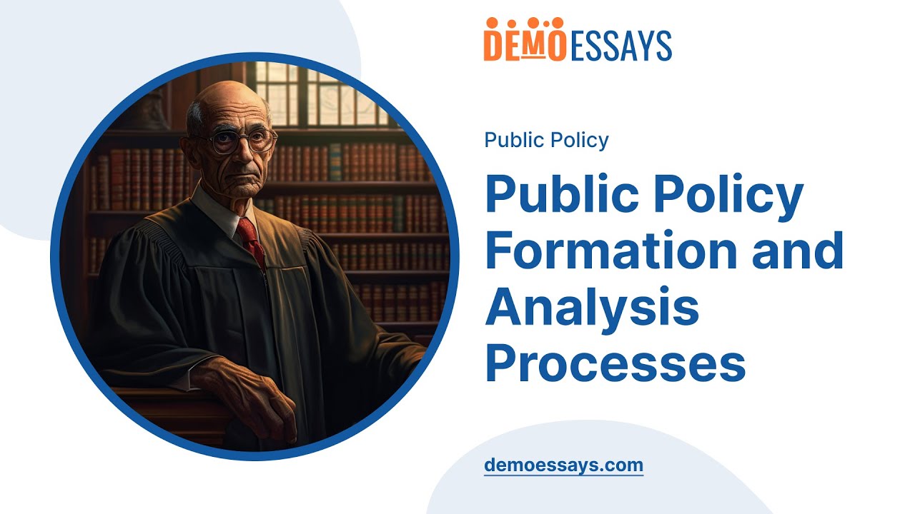 Public Policy Formation and Analysis Processes - Essay Example