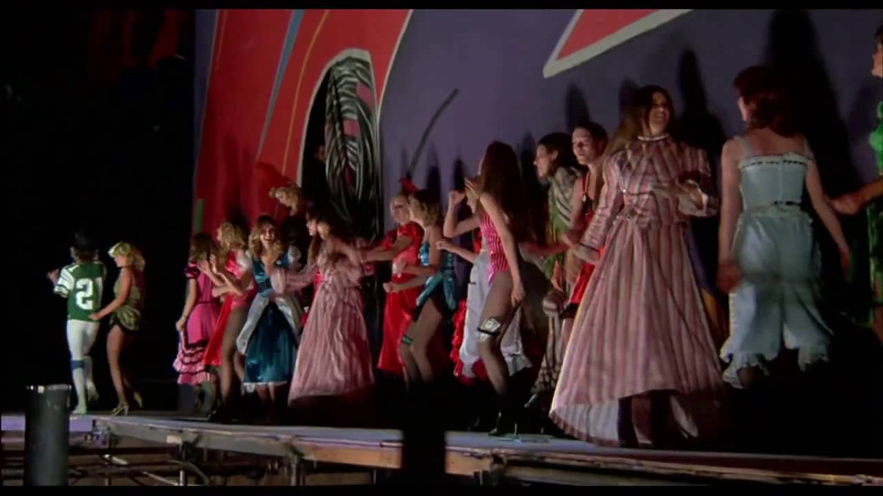Rolling Stones -  Honky Tonk Women live with Jerry Hall and other WAGS