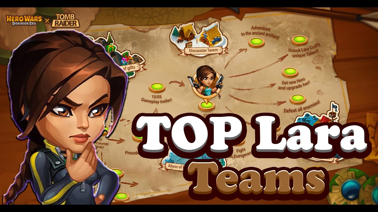 Hero Wars Lara Croft Teams