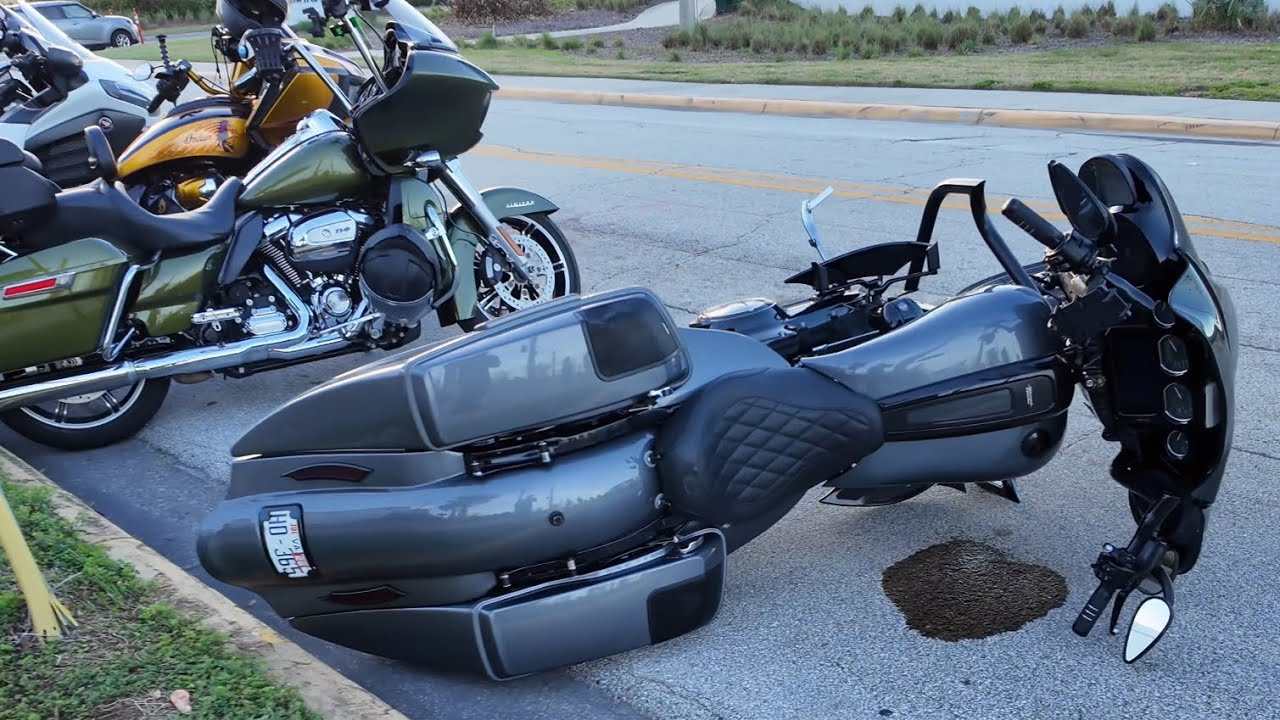 2026 DAYTONA BEACH BIKE WEEK THEY KNOCKED BRO BIKE OVER… 