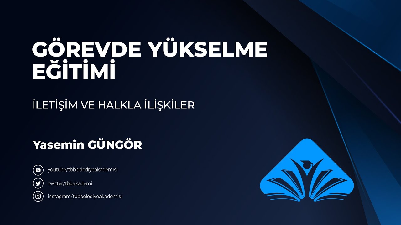 İletişim ve Halkla İlişkiler, Görevde Yükselme ve Unvan Değişikliği Sınavı Eğitim Programı