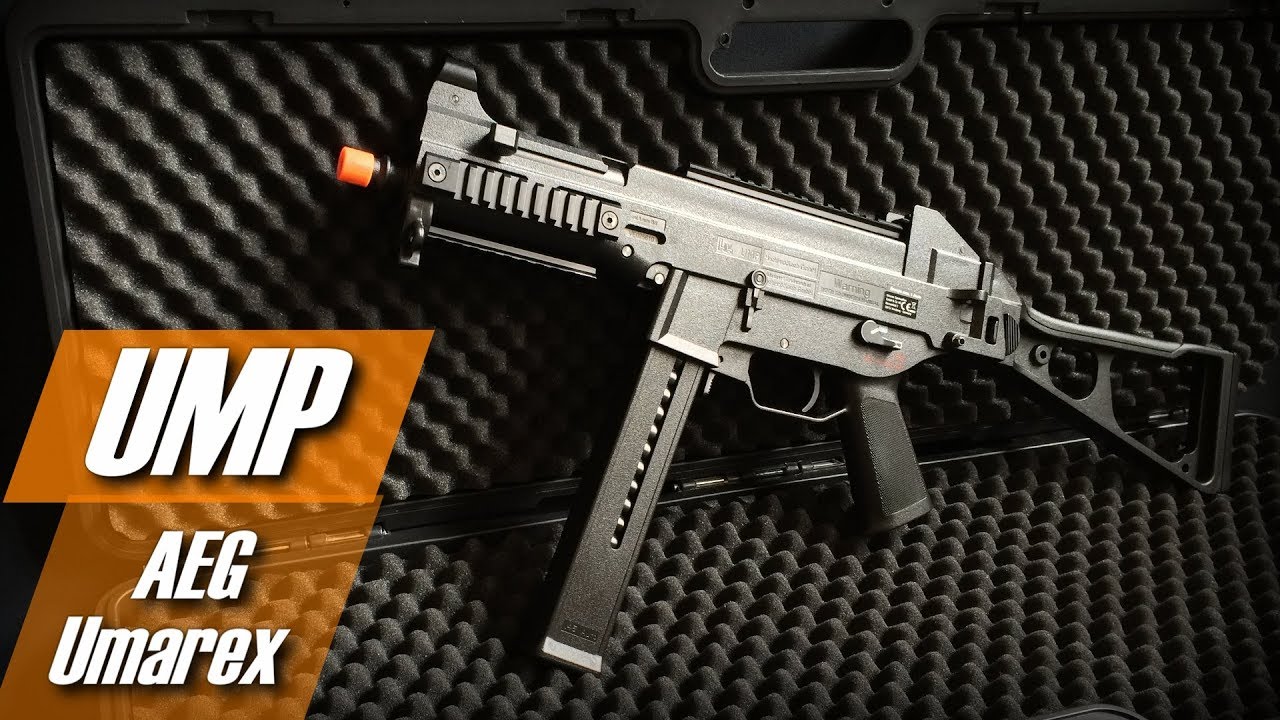 UMP 45 H&K da marca Umarex (AEG)(Airsoft Review e Teste BR)