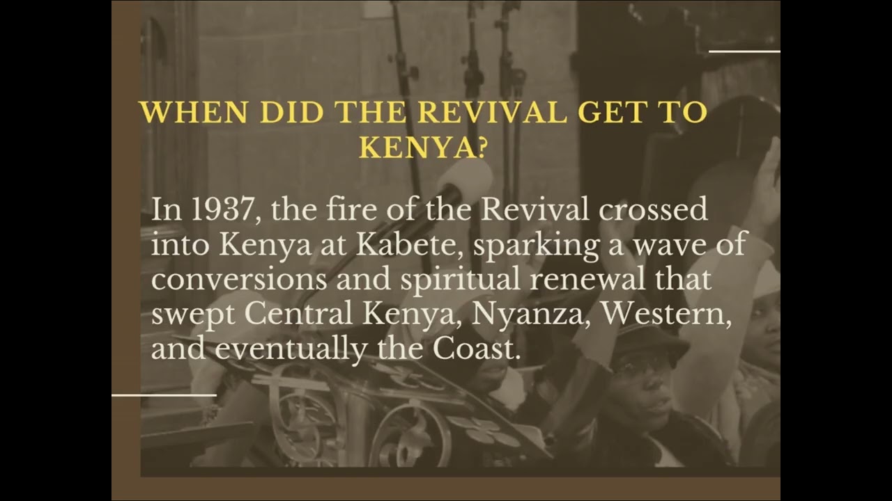 East Africa Revival History