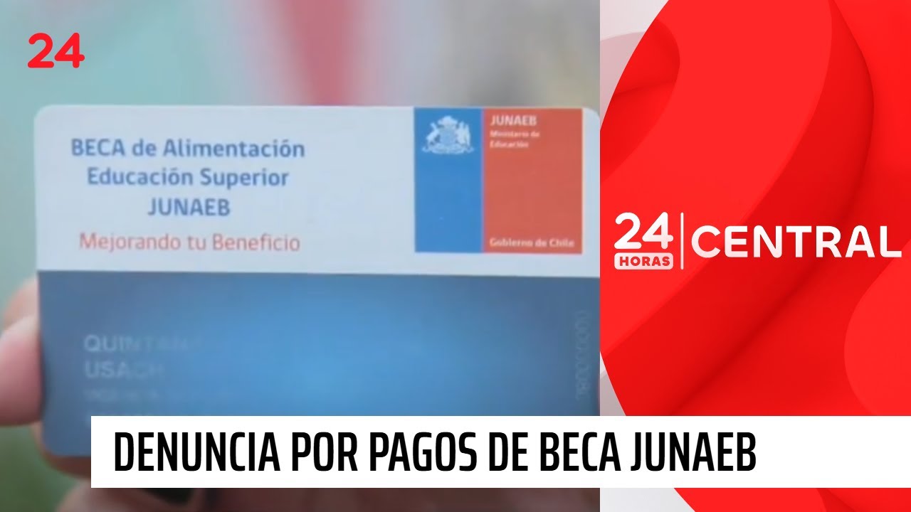 Denuncian a Junaeb: no han recibido dinero de becas | 24 Horas TVN Chile