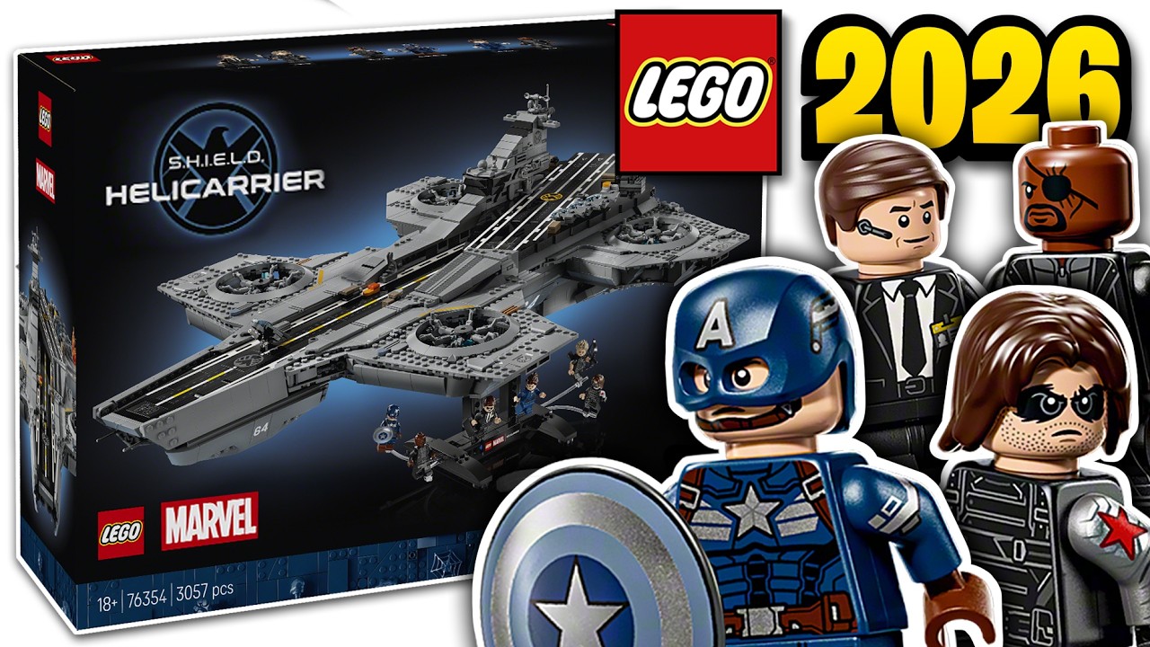 Набор LEGO Marvel SHIELD Helicarrier 2026 D2C официально представлен.