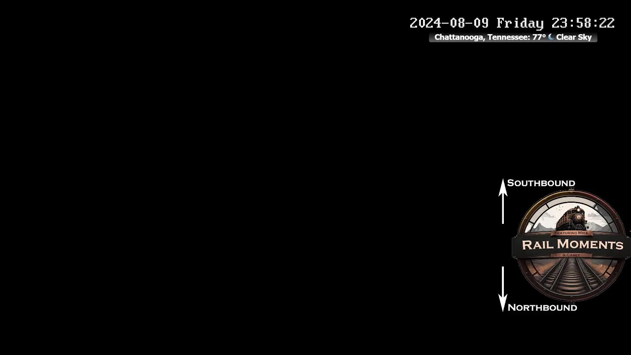 Live Chattanooga Railcam on W&A Subdivision - #CSX line in bird sanctuary by Mile Post 122.8 in TN