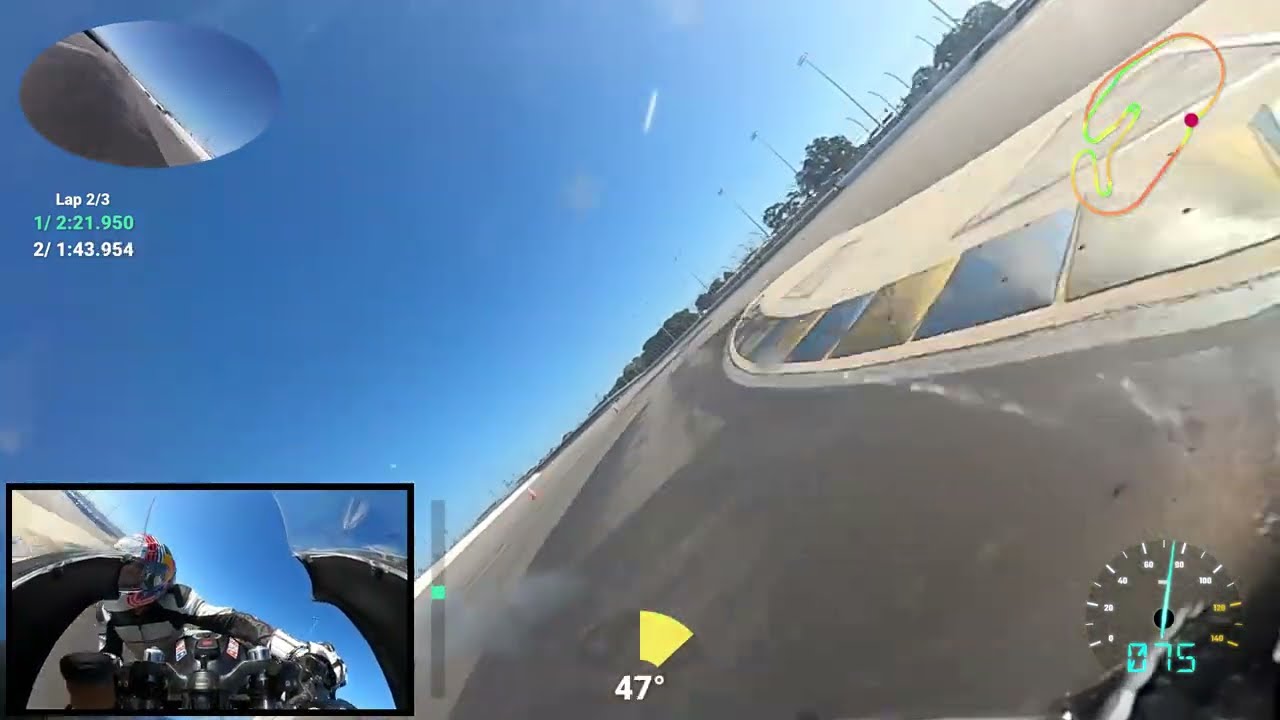 Pushed the brake marker a little too far! Daytona International Speedway, 500 Superbike