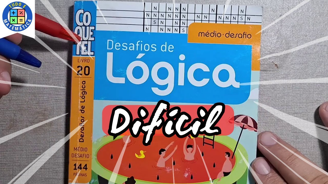 Resolvi um DESAFIO de LÓGICA da COQUETEL do nível DIFÍCIL