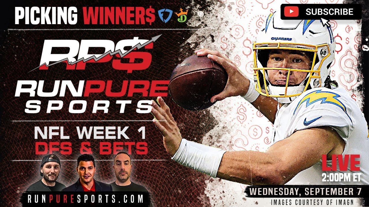 2022 NFL WEEK 1 DRAFTKINGS DFS AND BETTING STRATEGY | PICKING WINNERS