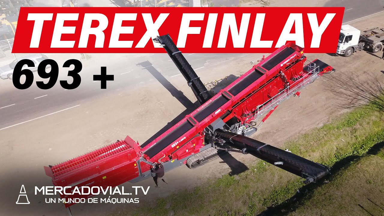 CONTACTO Zaranda Inclinada Terex Finlay 693+ 500 t/h de producción | Repas | Mercado Vial TV