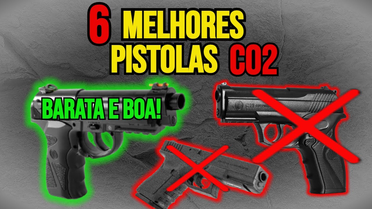 As melhores pistola de co2 do Brasil