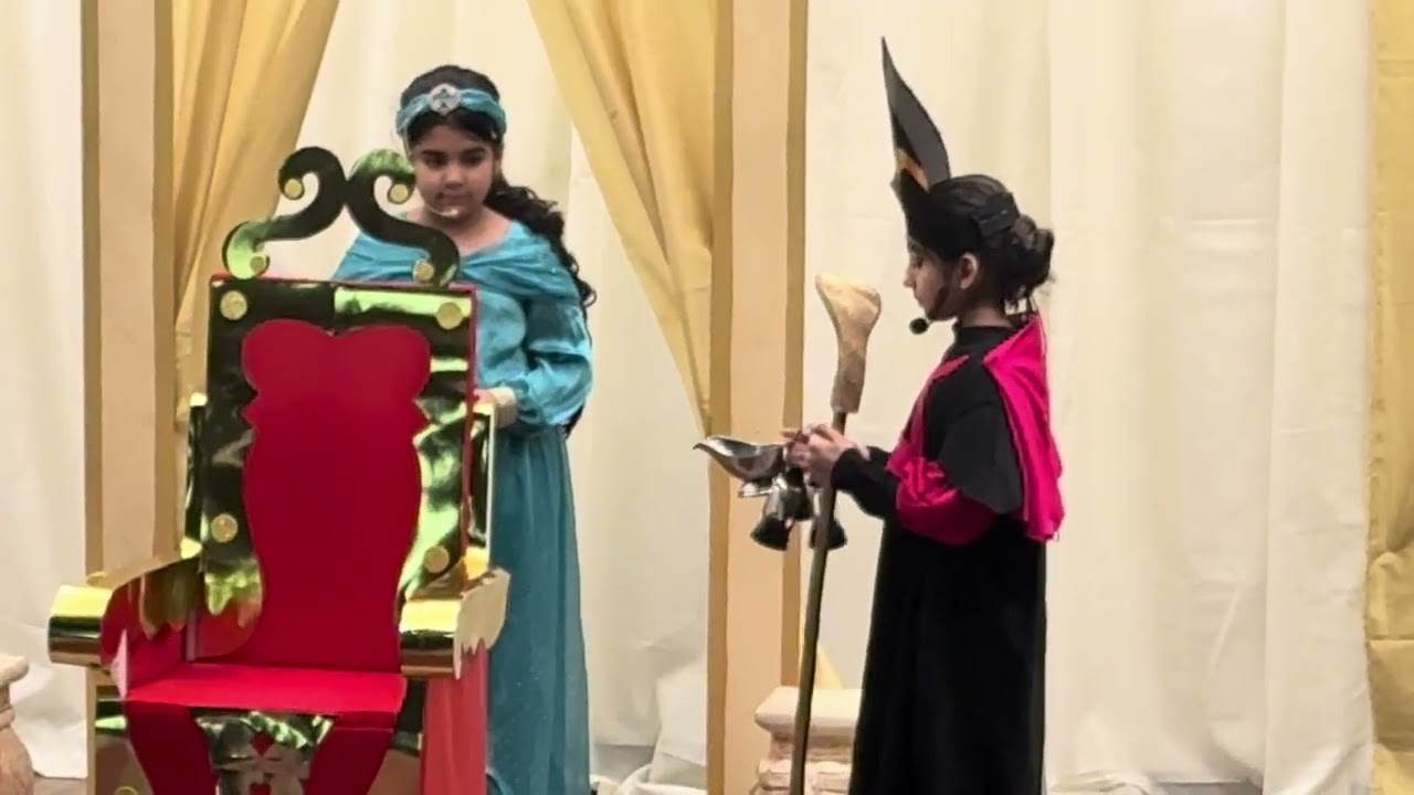Aladdin Stage Drama by Girls of Class 3, LGS 1A1