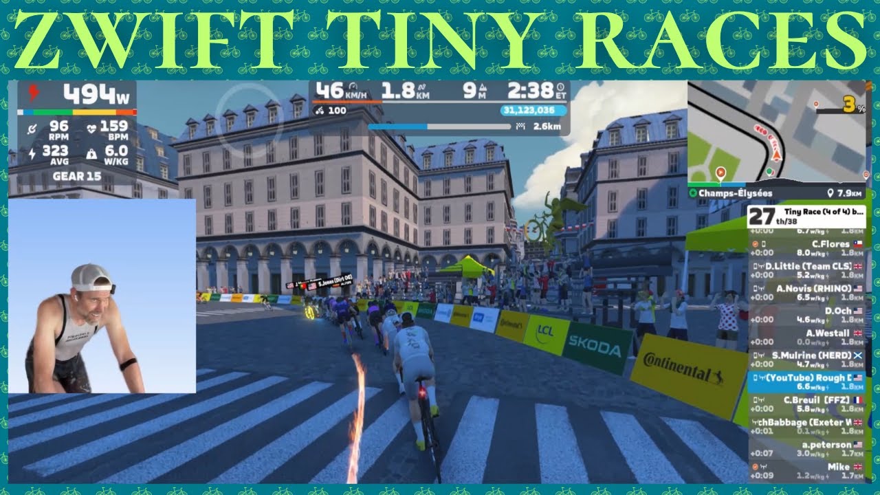 Zwift Insider's Tiny Races - 4 Times the Pain, 4 Times the Fun!