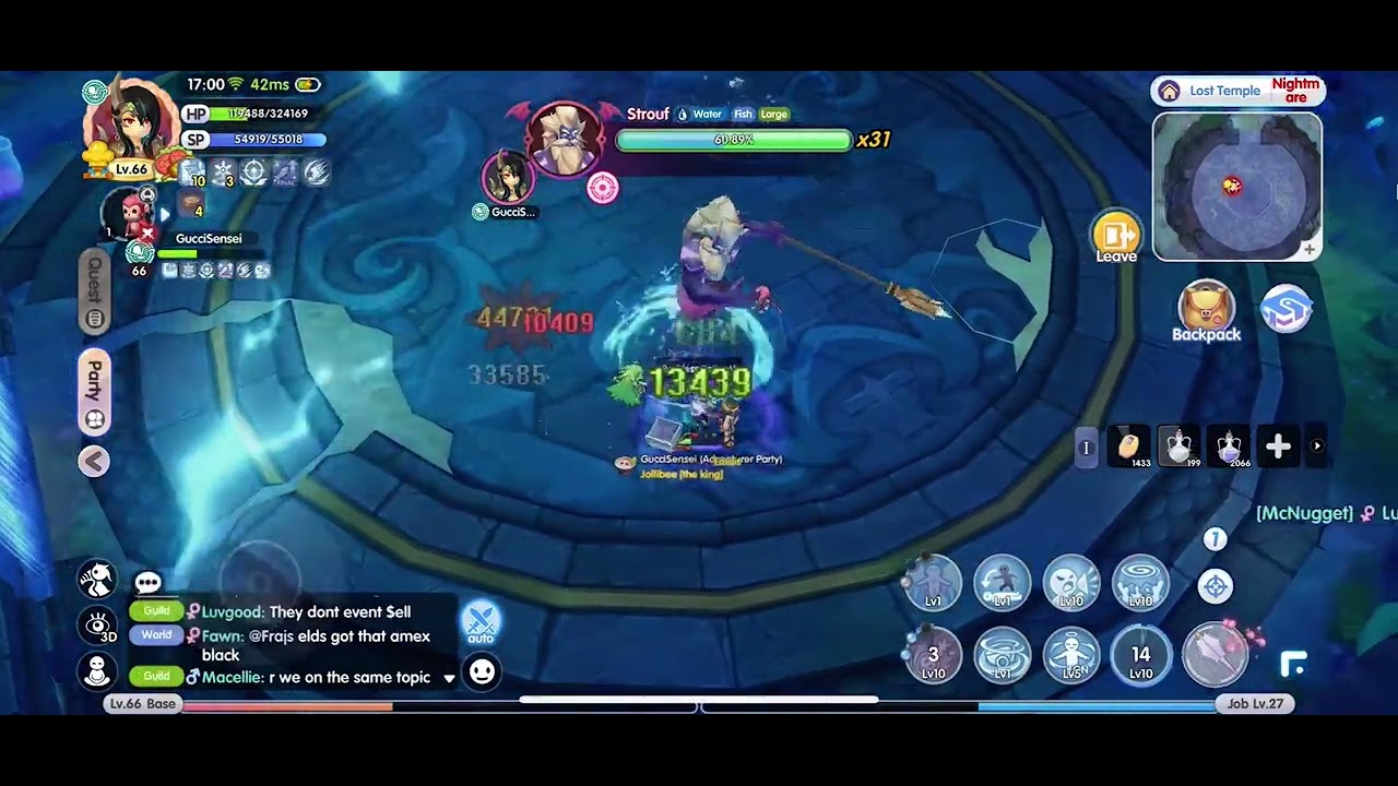 Ragnarok X: Next Generation creator lost temple nightmare solo run.