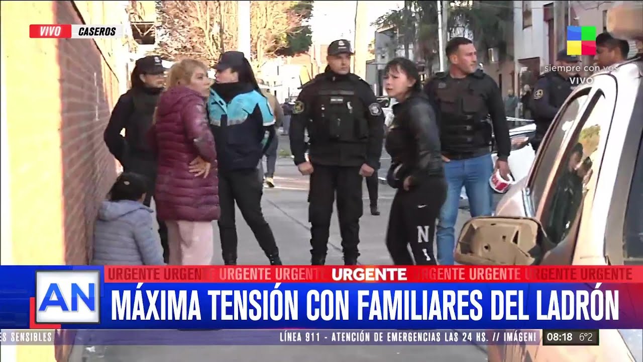 🚨 TENSIÓN EN CASEROS: un LADRÓN de 17 años fue ABATIDO durante un intento de asalto
