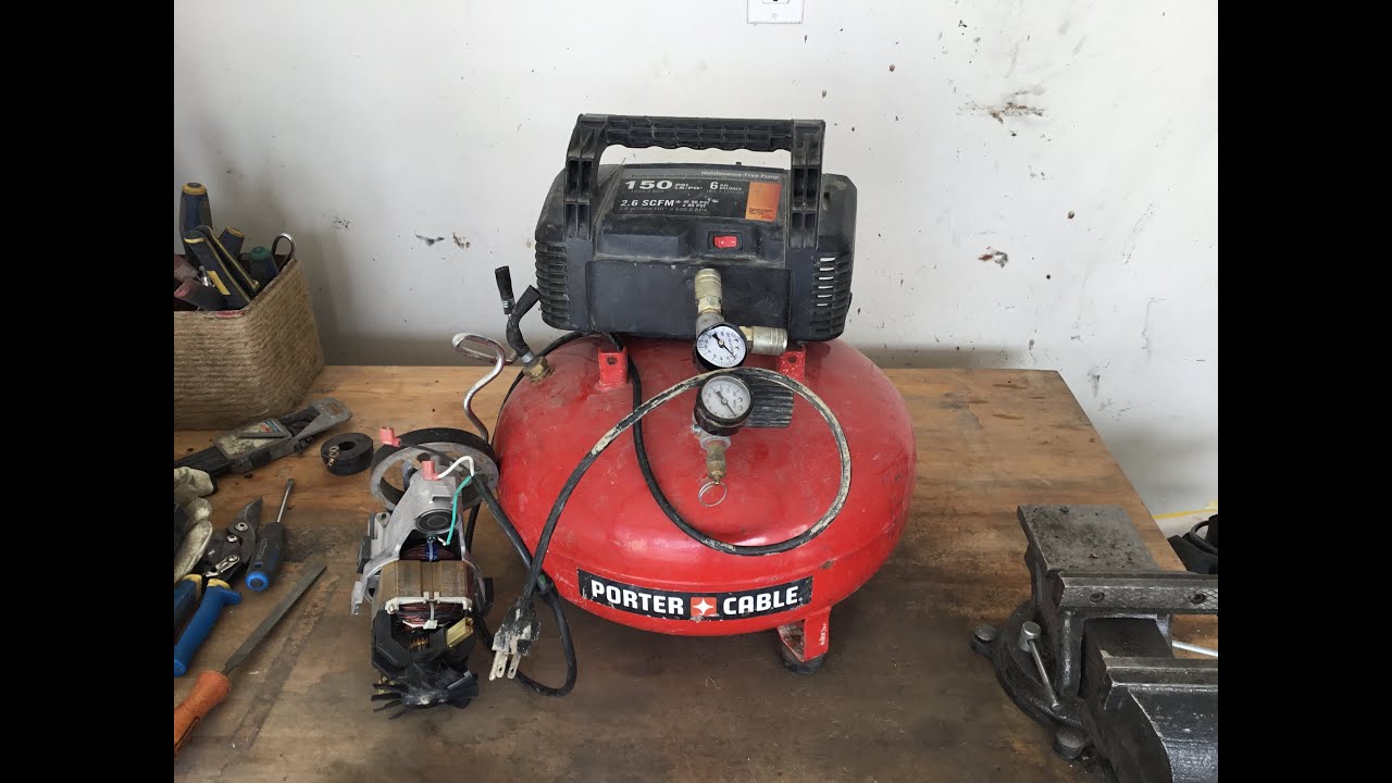 Scrapping a large air compressor for copper, brass, aluminum, steel, and very little waste.