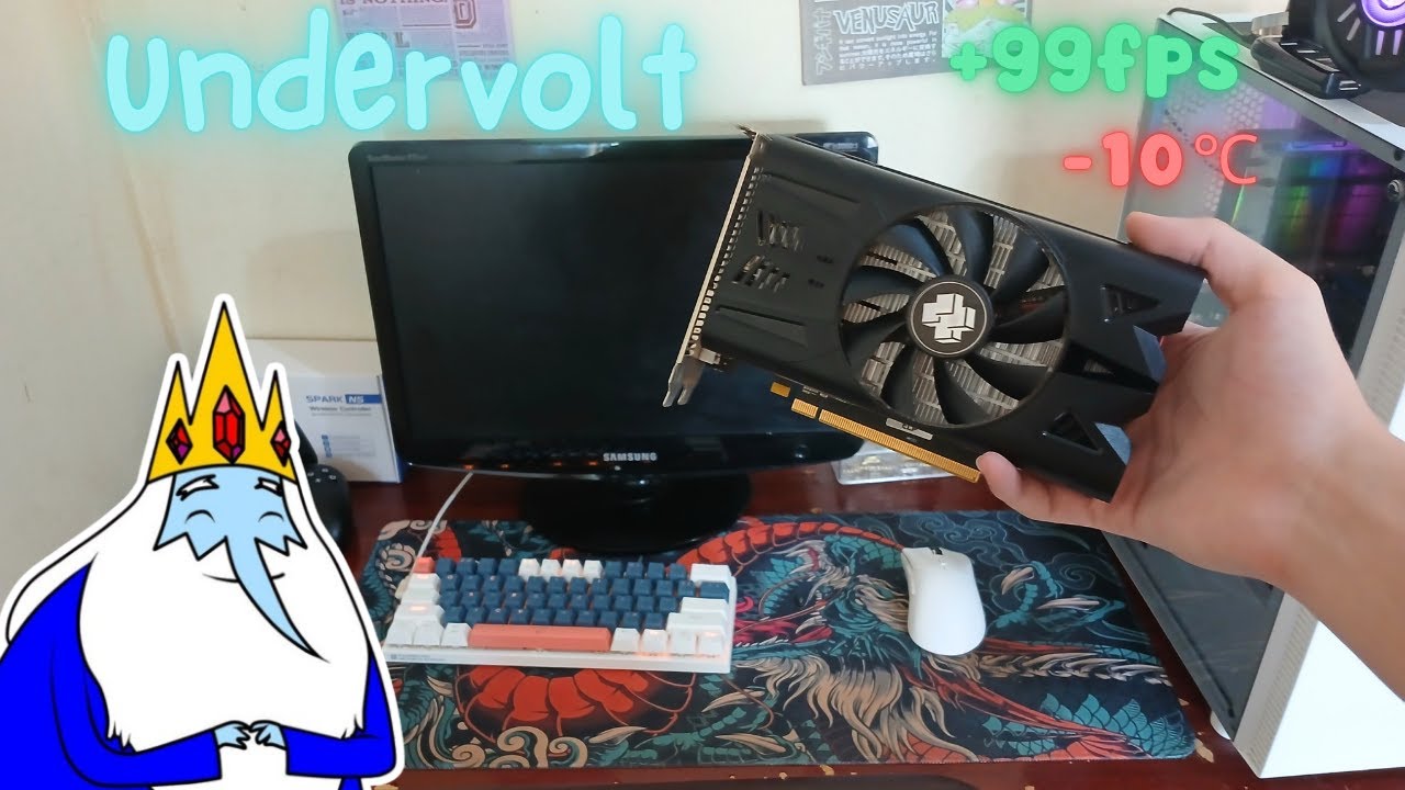 Fiz undervolt na minha Placa de vídeo de 400 reais