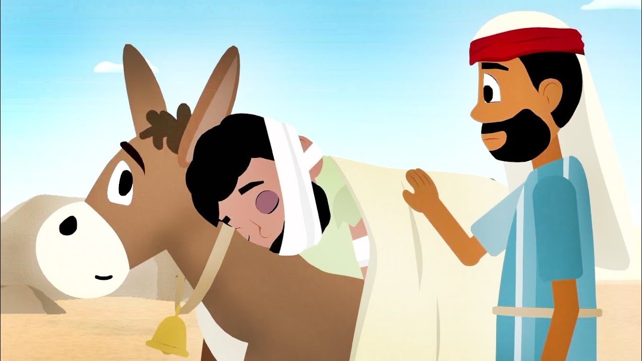 Der barmherzige Samariter | Bibelgeschichten für Kinder | Biblische Animationsvideos