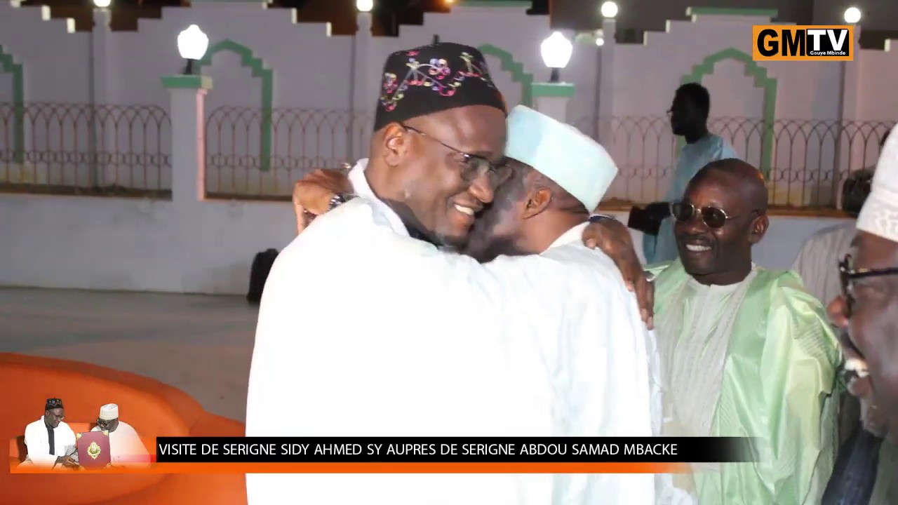 Visite de Serigne Sidy Ahmed SY auprès de Serigne Abdou Aamad Mbacke