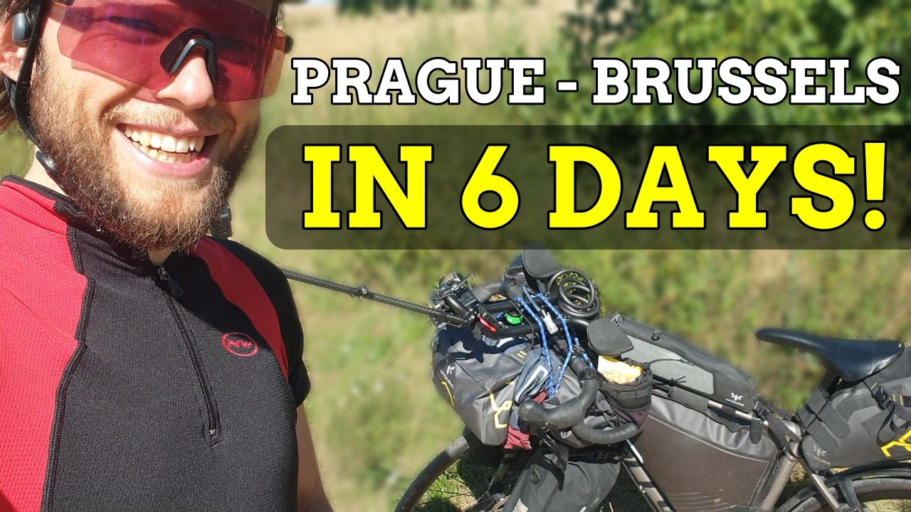 Prague - Brussels 2025 | #1: Planning, Gear & 150 km Across Czechia