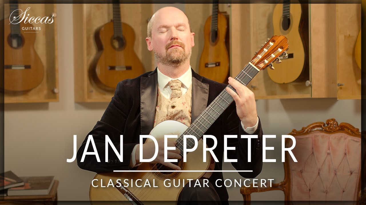 JAN DEPRETER - Classical Guitar Concert | Albeniz, Turina, Torroba | Siccas Guitars