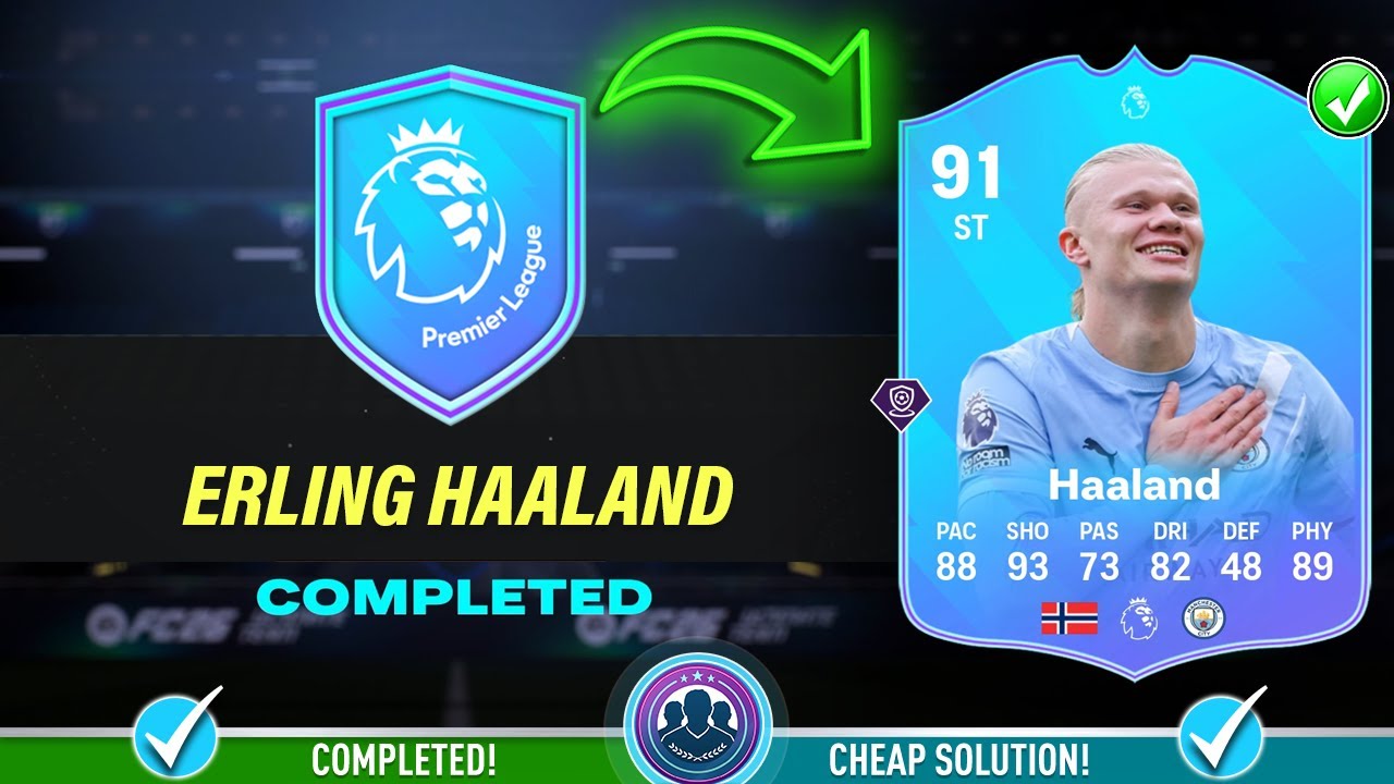91 POTM Erling Haaland SBC Solution - Cheap Solution & Tips - FC 26