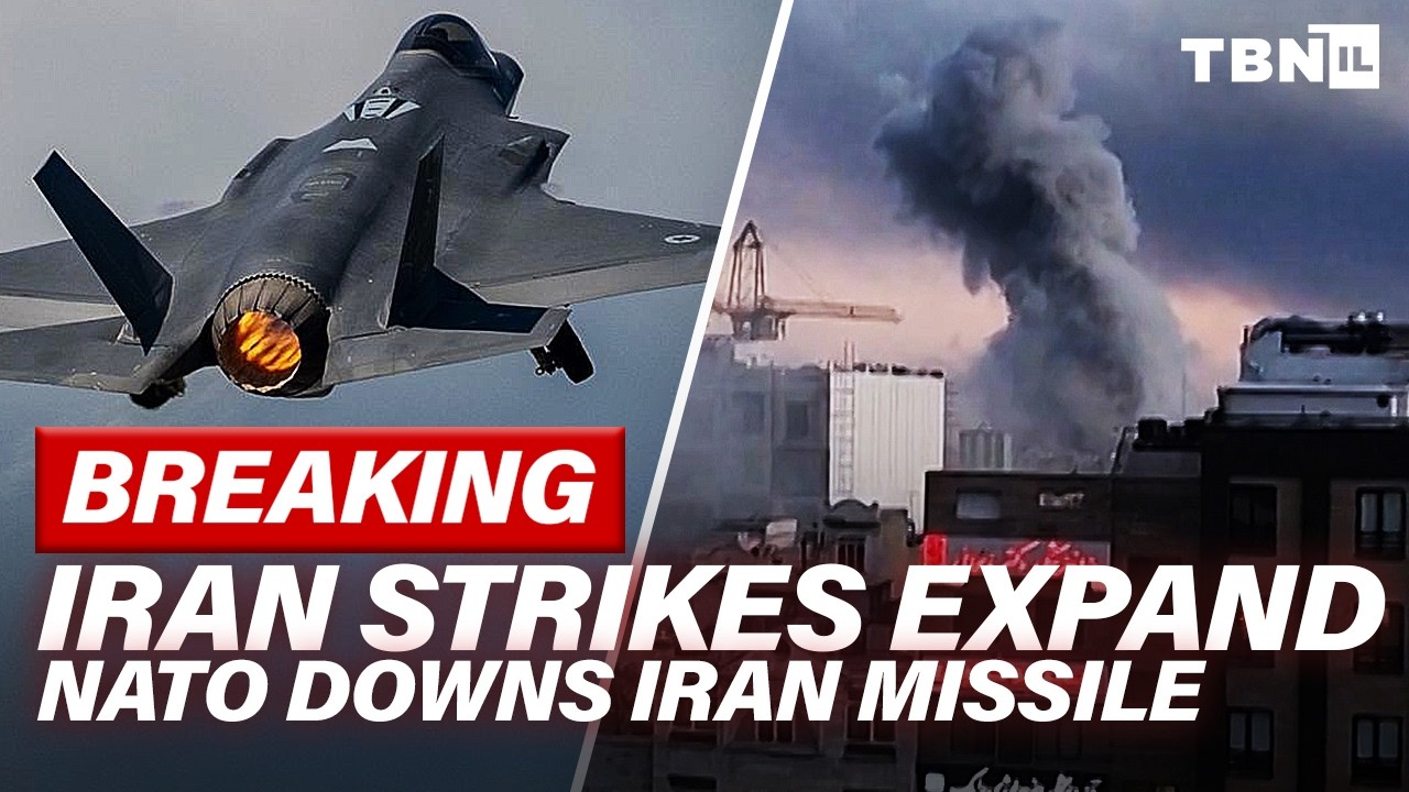 BREAKING: Israeli, US Warplanes DOMINATE Iran’s Skies; NATO Intercepts Iran Missile | TBN Israel